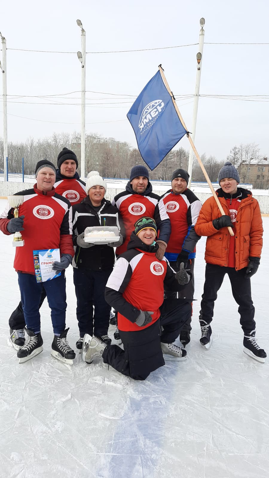чзмк  - призер ледовой эстафеты
